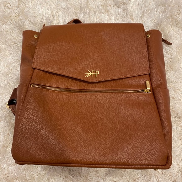 cognac freshly picked diaper bag